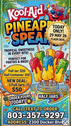 Koolaid pineapple spears
