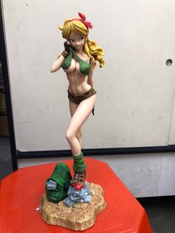 Dragon Ball 13in Lunch Launch Launchi Gals 3-Head Statue Figure