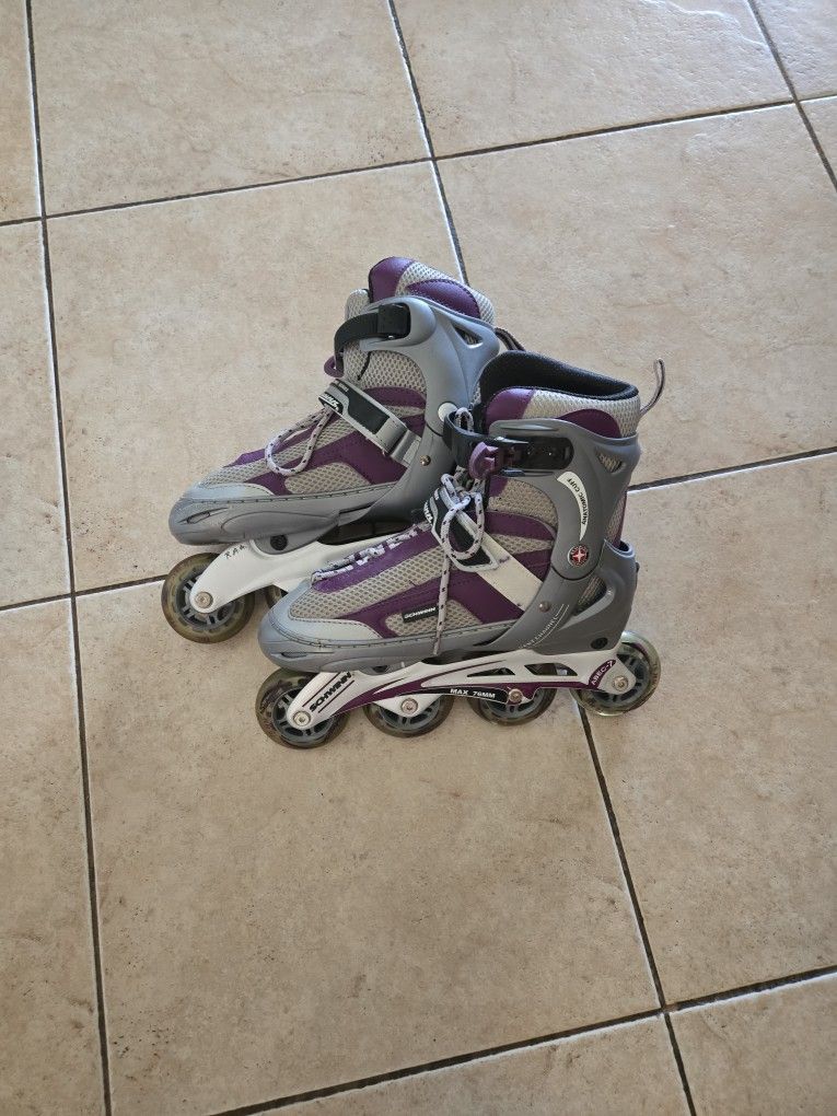 Schwinn ABEC-7 Roller Blade Inline Skates, Girls 9.5