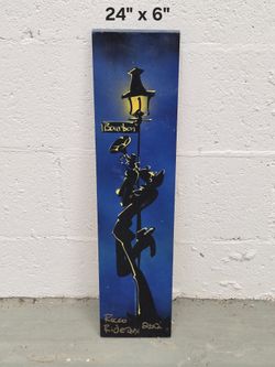 Rico Rideaux New Orleans Bourbon Street Art Signed 2012