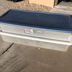 plastic tote / storage bin  - $15 for both 