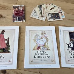 Vintage American Girl Book And Trading Card Set