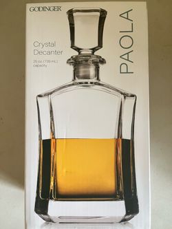 Godinger Paola Crystal Decanter 25 oz