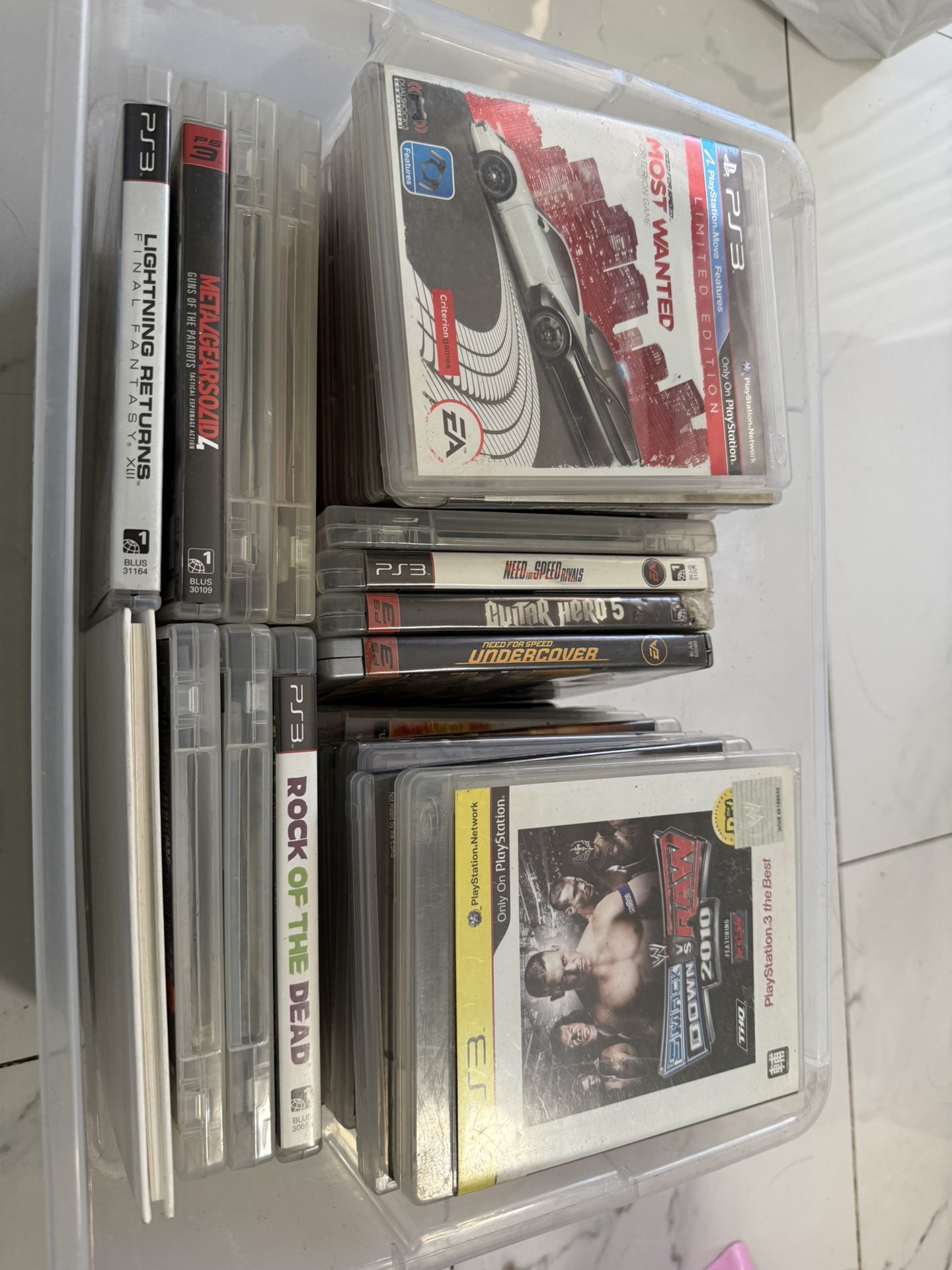 Lot Of Ps3 Games (nfs, Ff Xiii, Call Of Duty, Battlefield 4…)