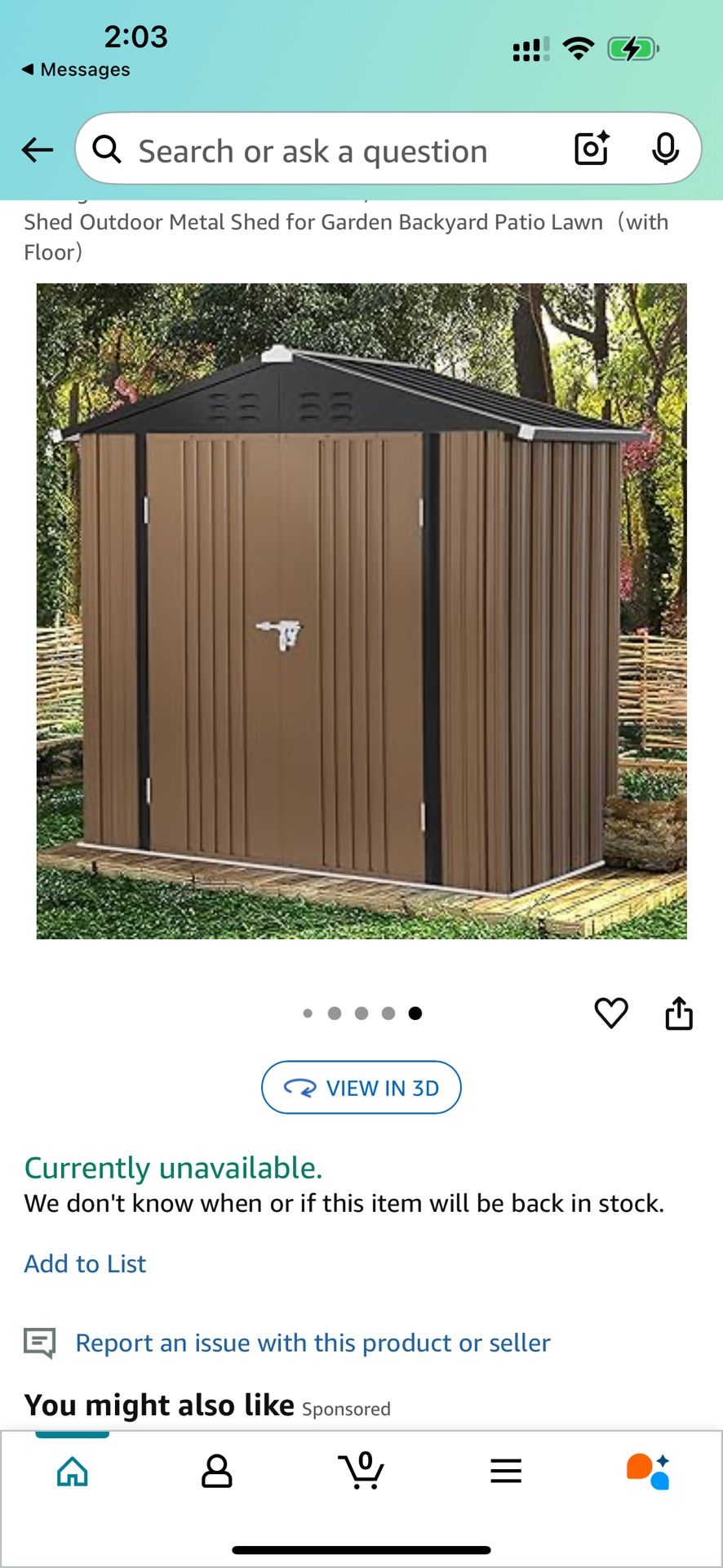Shed For Sale