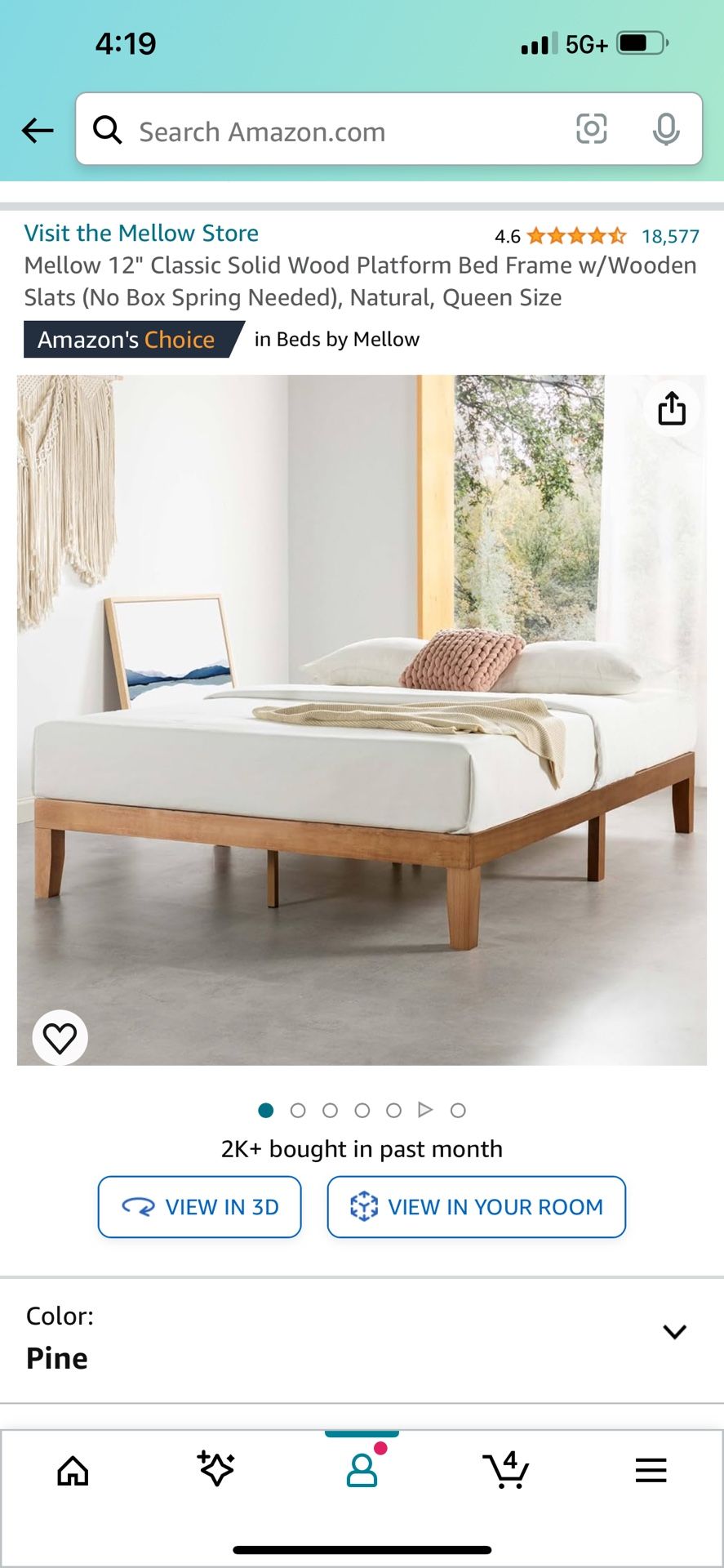 Queen Bed frame 