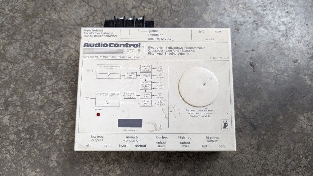 Audio Control 2XS Crossover