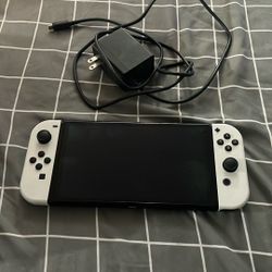 Nintendo Switch Oled No HDMI Case And Has A Sticker Stain But Works Perfectly 