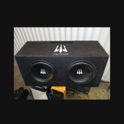 Car Sound System All Brand New 2 10s Triton Box 1000.1 Triton Amp 2 Orion 6.5 1000w Mids Orion 1500w 2ch Amp And 4ga Amp Kit $400firm Price Pickup Onl