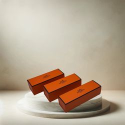 🧡 Hermès Paris Lipstick Box – Luxury Storage Display 🧡