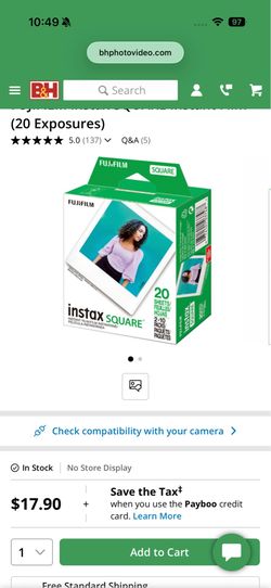 Instax square