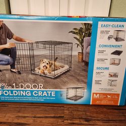 Medium Collapsible Folding Wire Dog Crate