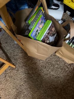Xbox games  two bags