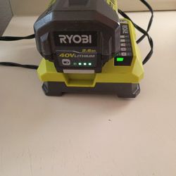 Ryobi Battery And Charger 