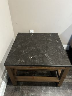 Rustic Wood Side Table