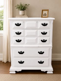 Beautiful refinished tall dresser