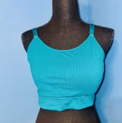 Auden Mint Ribbed Bralette Lightly Lined Ex xxl