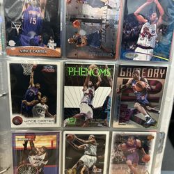 Vince Carter Basketball Card Lot Of 18 Cards