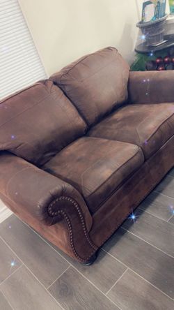 Loveseat and sofa
