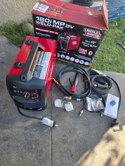 Lincoln Electric
180 Amp Weld-Pak 180i Multi-Process Stick/MIG/Flux-Core/TIG, 120V or 230V Aluminum Welder with Spool Gun sold separately