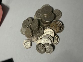 Lot of US Silver Dimes Mixed Date
