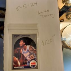 Ralph Sampson Rookie Card 