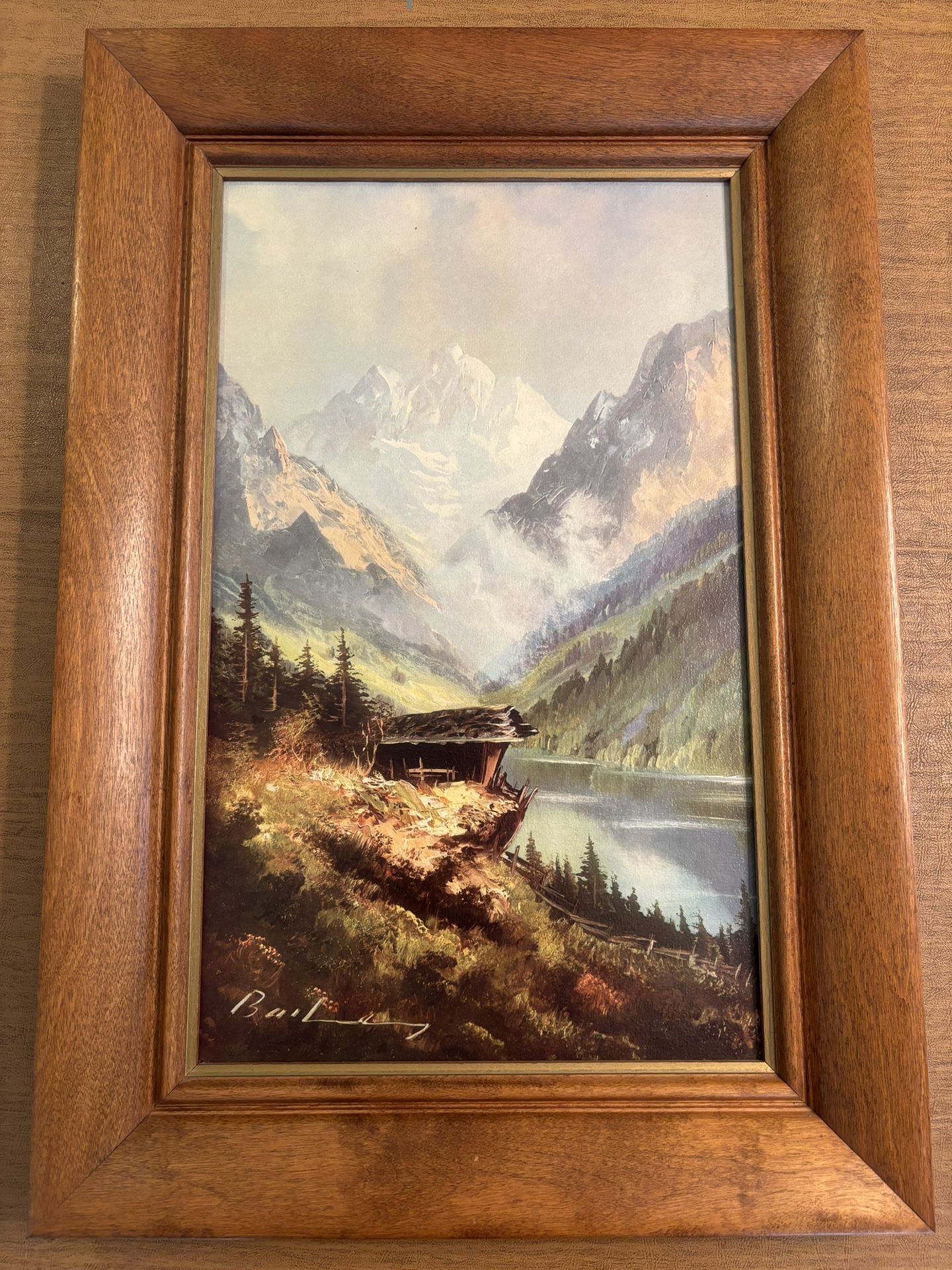 Swiss Chalet, Alps Mountains