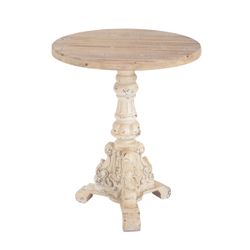 Ophelia & Co. Wind MGO End Table With Solid Wood Top