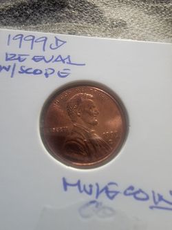 1999 penny not free