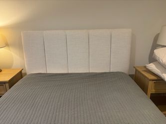 Queen fabric headboard