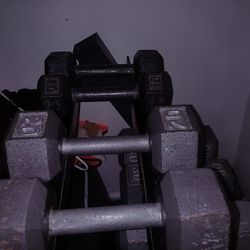 Pair Of Dumbbells 10 And 20