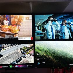 4 TV’s Insignia 40inch Smart TV’s 