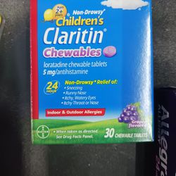 Claritin  Alergy Childrens Chewable Non Drowsy 