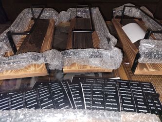 Spice racks and lables