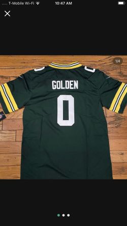 $40 Green Golden Greenbay Football Jersey 