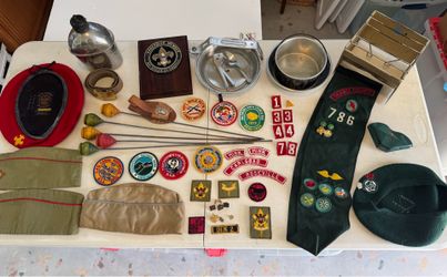 Boy Scouts, Girl Scouts, Camping Lot