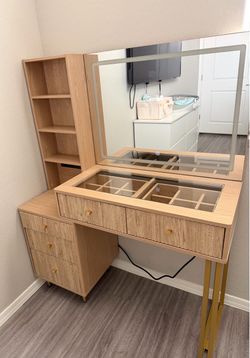 Vanity with light LED