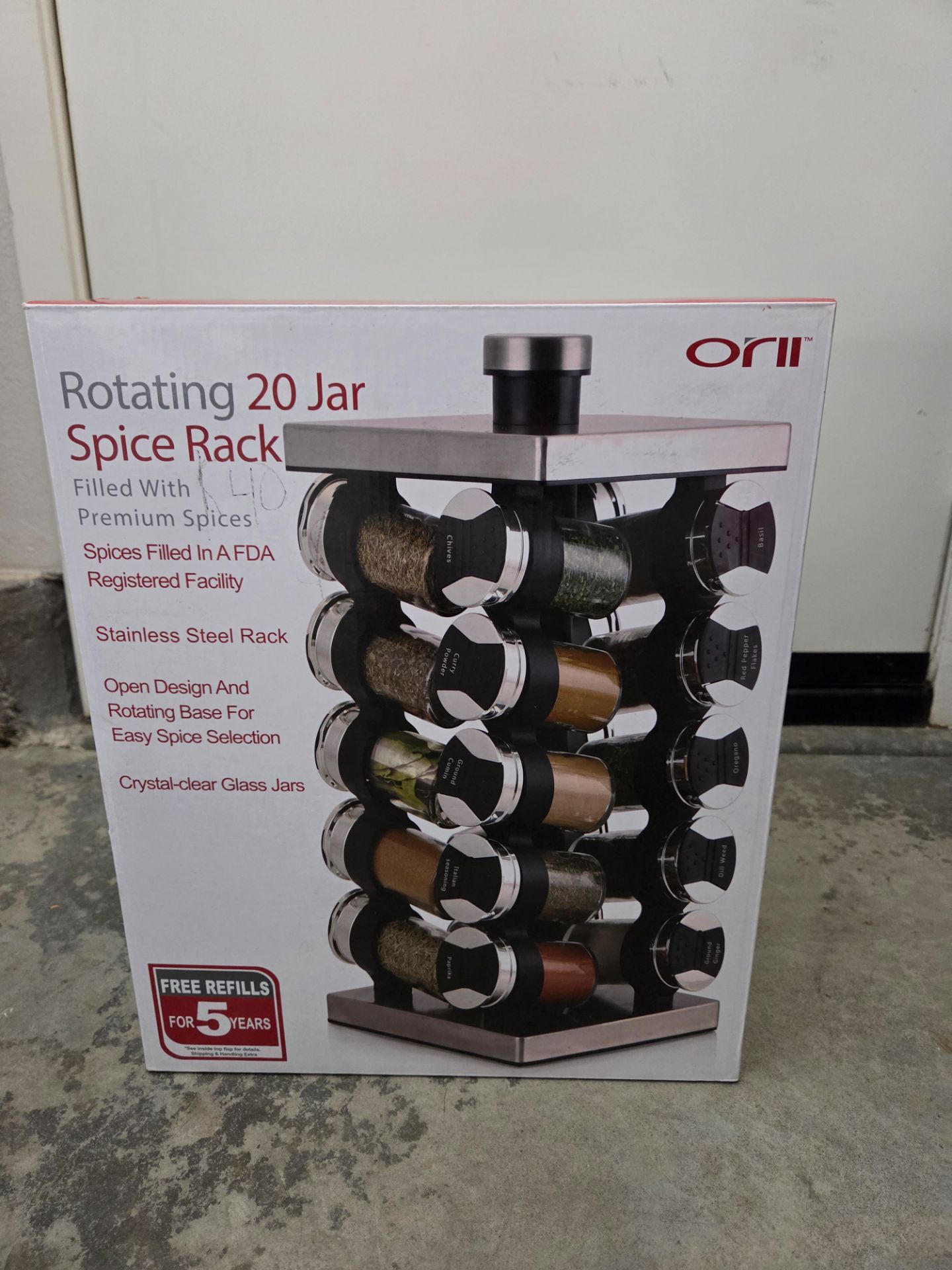 Rotating Spice Rack