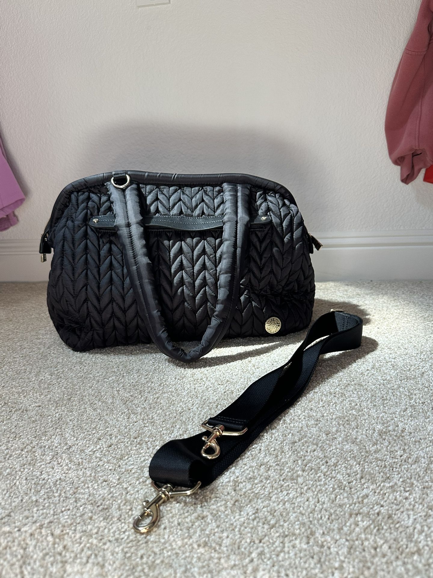 HAPP Paige Diaper Bag - Black