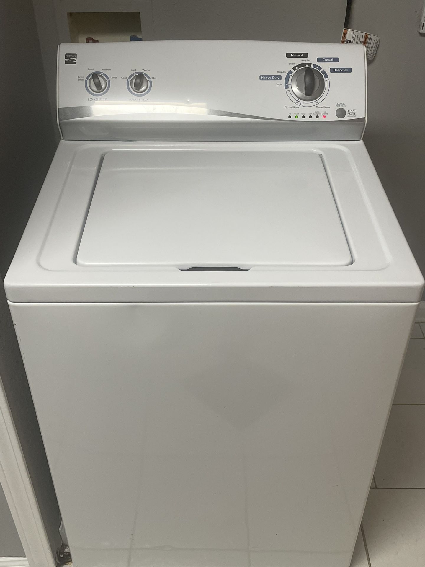 KENMORE WASHER ON SALE TODAY!! WARRANTY INCLUDED!!