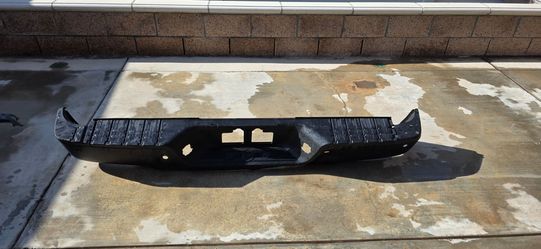 2007 - 2013 Toyota Tundra black rear bumper