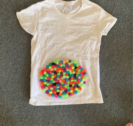 Halloween Costume Shirt Gum Ball Adult m