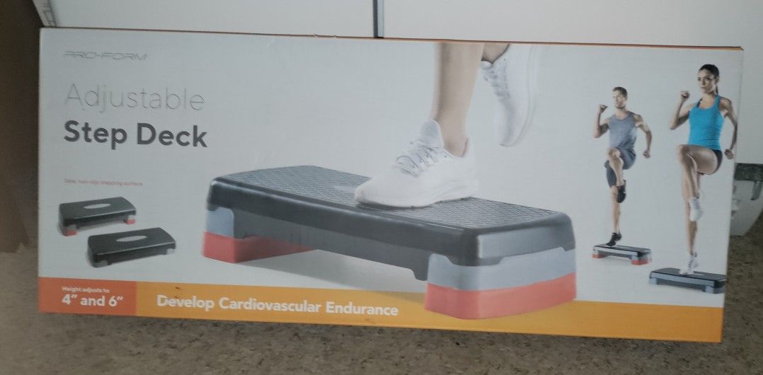 The ProForm Adjustable Step Deck Trainer * New In Box!