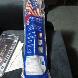 American Flag with Pole