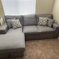 Pull Out Couch With Extra Storage 