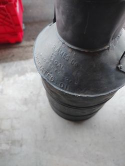 W.R. Ames Co 5 Gallon Oil Can