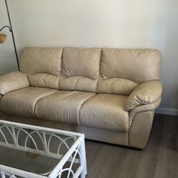 Leather sofa