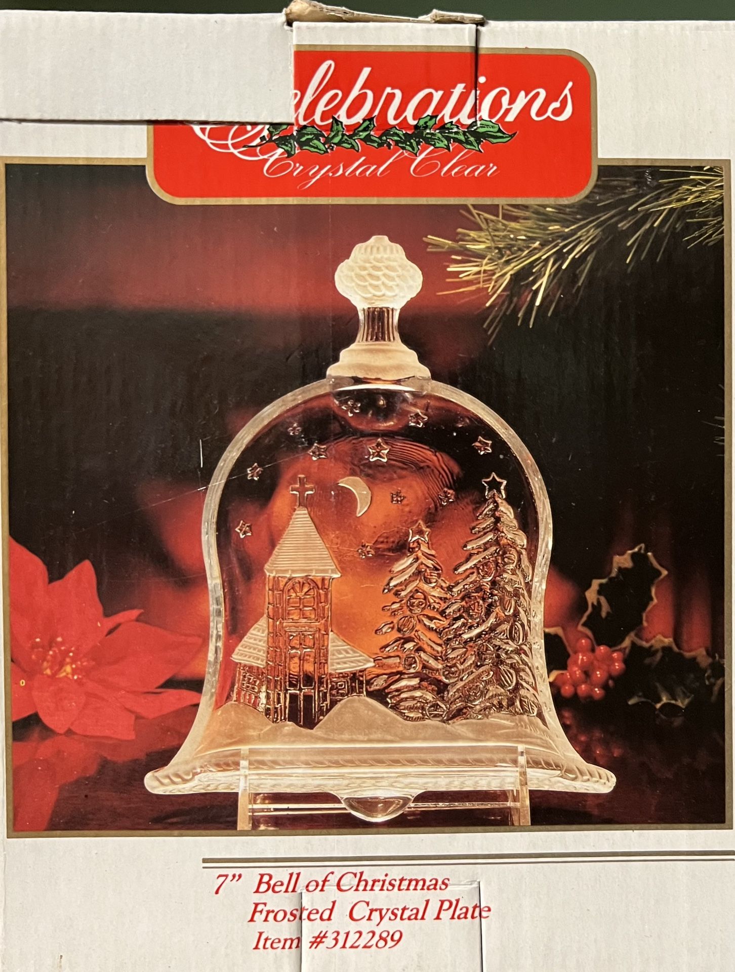 Celebrations Frosted Crystal Bell 