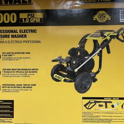 DEWALT 3000 PSI  PROFESSIONAL ELECTRIC  PRESSURE  WASHER  NEW  Read Below 