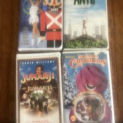 Lot Of 4 Kids VHS. Antz(1999), Nutcracker On Ice. Barney Night Before Xmas 1999,